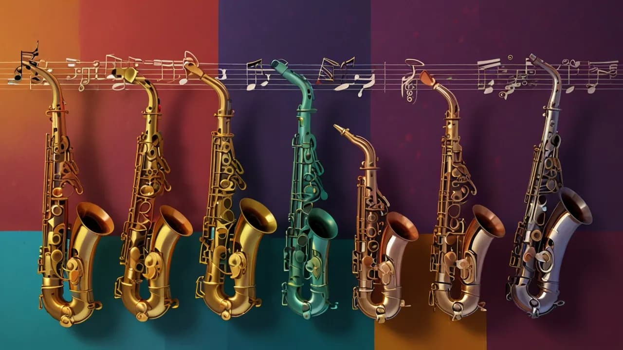 Który z 5 rodzajów saksofonów najlepiej wyrazi Twój muzyczny styl?