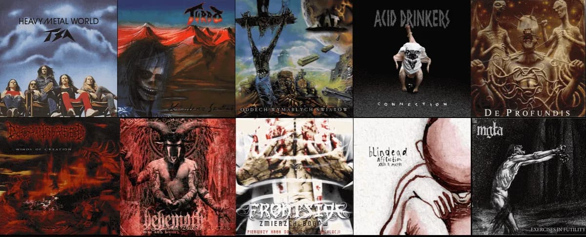 TOP 10 najlepszych polskich zespołów metalowych wszech czasów